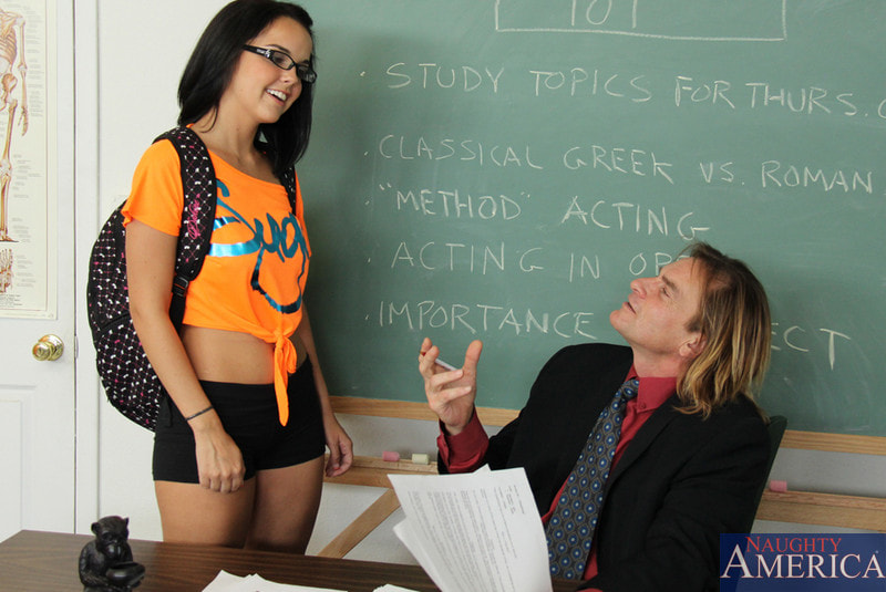 Dillion Harper and Evan Stone in Naughty Bookworms